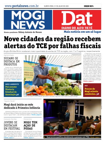 Edição Mogi News/DAT - 31 de julho de 2025