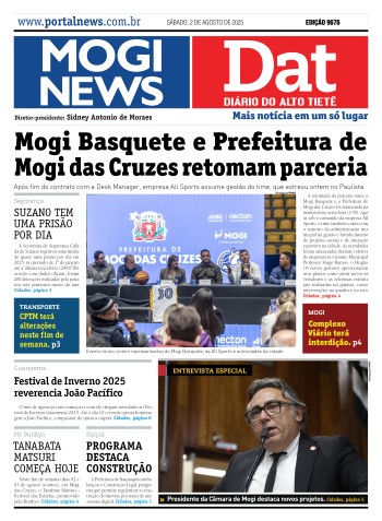 Edição Mogi News/DAT - 2 de agosto de 2025