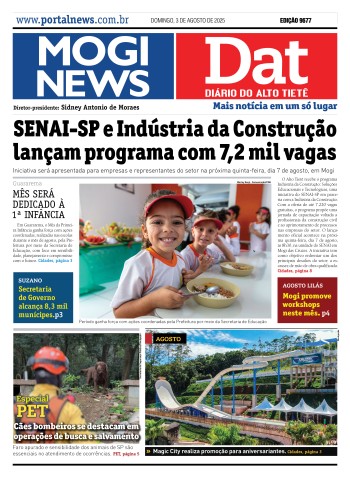 Edição Mogi News/DAT - 3 de agosto de 2025