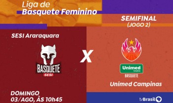 TV Brasil exibe Sesi Araraquara x Unimed Campinas em semifinal da LBF
