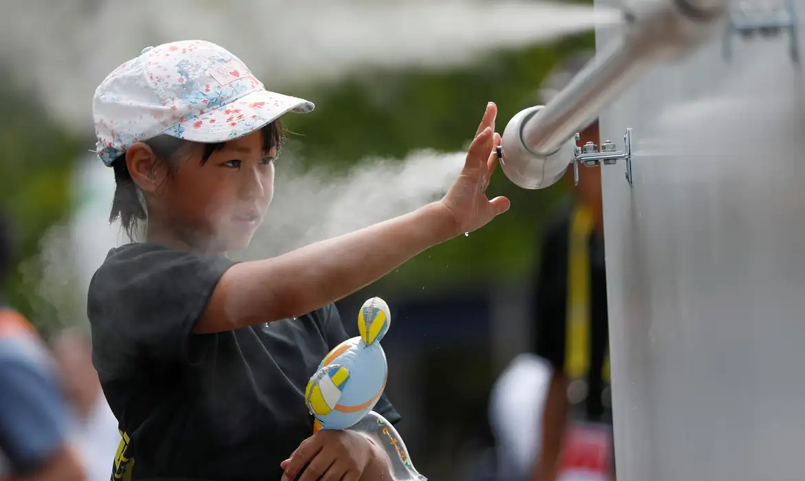 Japão bate recorde de calor em julho