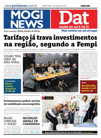 Edição Mogi News/DAT -  7 de agosto de 2025