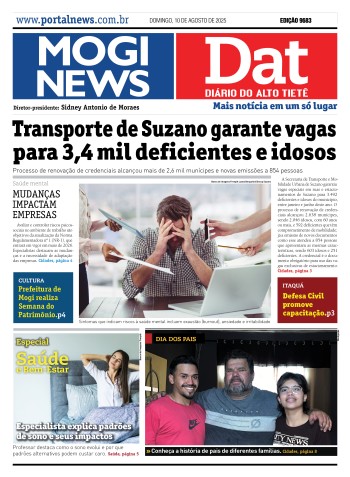 Edição Mogi News/DAT -  10 de agosto de 2025