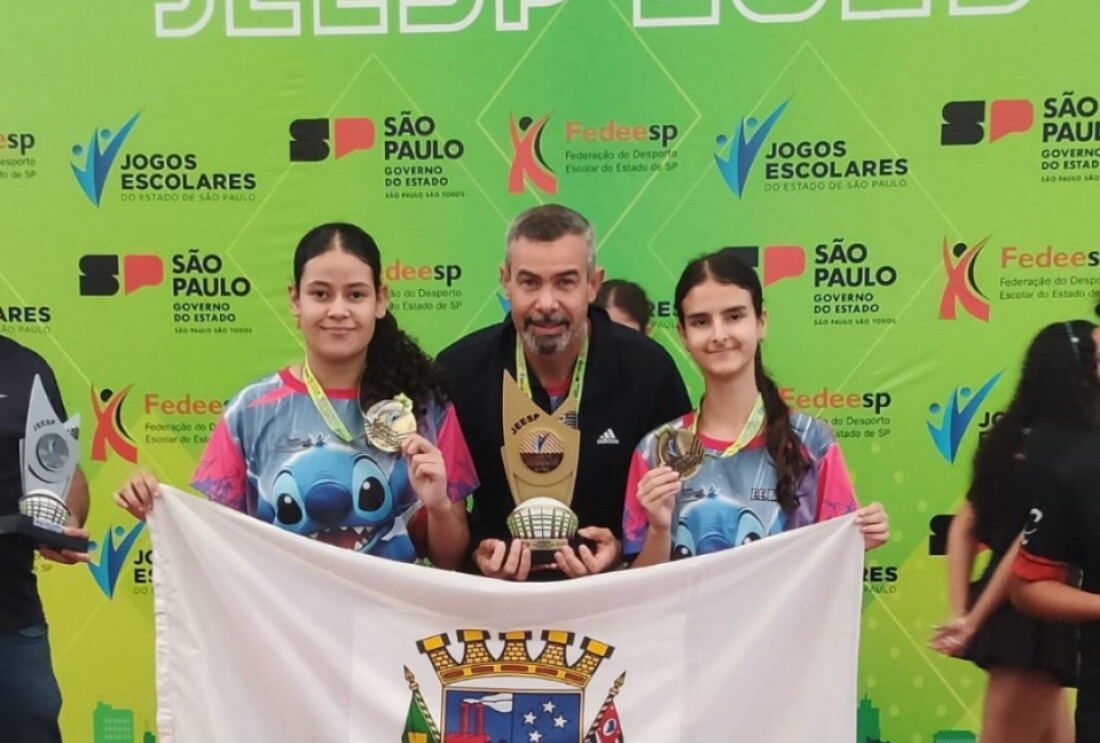 Equipe feminina de tênis de mesa de Poá conquista título estadual e representará SP em Brasília