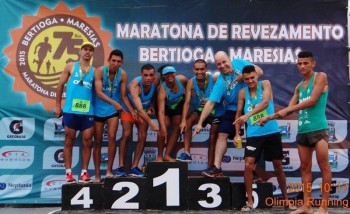 Academia Olímpia conquista o bi no revezamento de 75 km