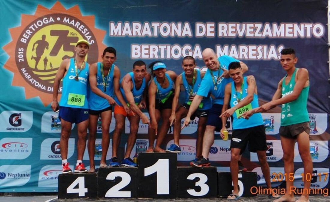 Academia Olímpia conquista o bi no revezamento de 75 km