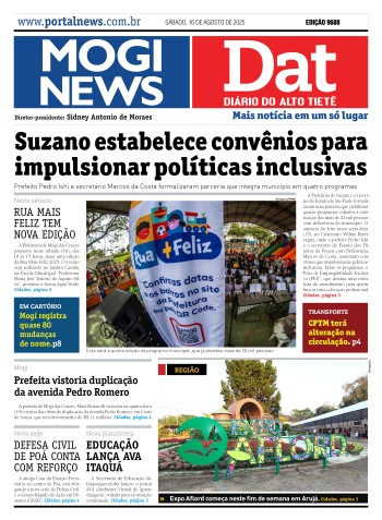 Edição Mogi News/DAT -  16 de agosto de 2025
