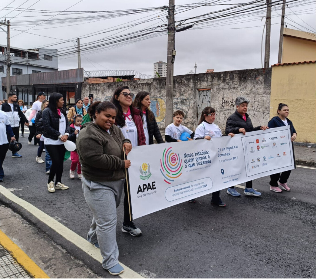 APAE de Mogi das Cruzes promove 15ª Caminhada Solidária pela inclusão