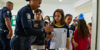 GCM realiza atividade especial para crianças