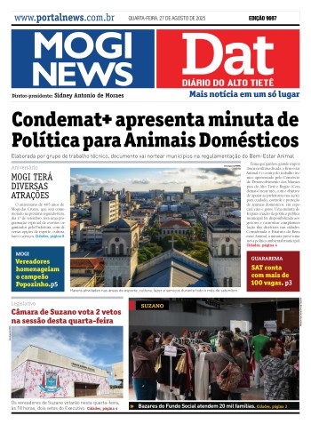 Edição Mogi News/DAT -  27 de agosto de 2025