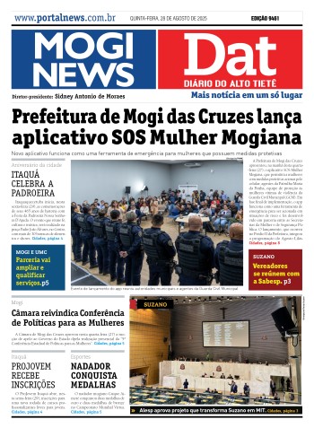 Edição Mogi News/DAT -  28 de agosto de 2025