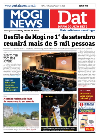 Edição Mogi News/DAT -  29 de agosto de 2025