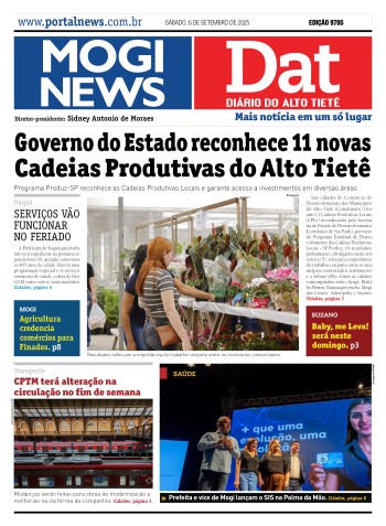 Edição Mogi News/DAT -  6 de setembro de 2025