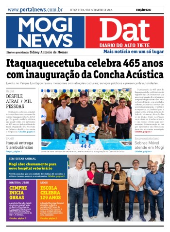 Edição Mogi News/Dat -  09 de setembro de 2025