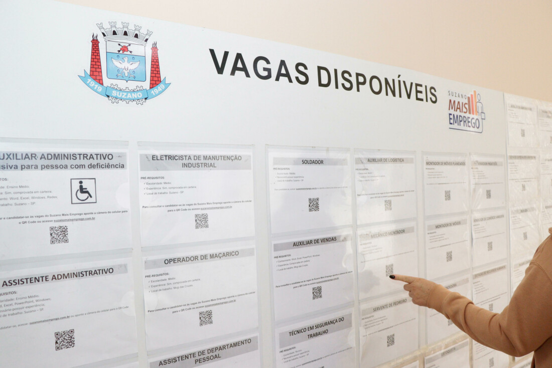 Serviços de emprego da região contam com mais de 6,6 mil vagas