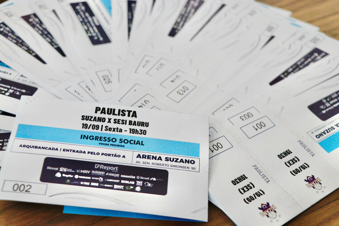 Fundo Social faz troca solidária para jogo do Suzano Vôlei contra o Sesi nesta sexta
