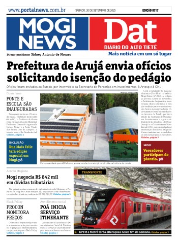 Edição Mogi News/DAT -  20 de setembro de 2025