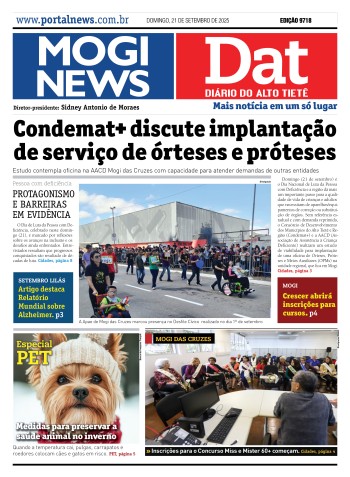 Edição Mogi News/DAT -  21 de setembro de 2025
