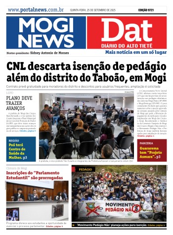 Edição Mogi News/DAT -  24 de setembro de 2025