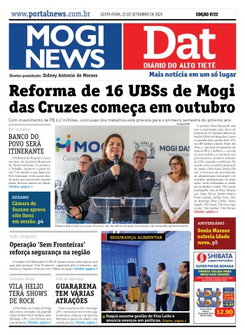 Edição Mogi News/DAT -  26 de setembro de 2025