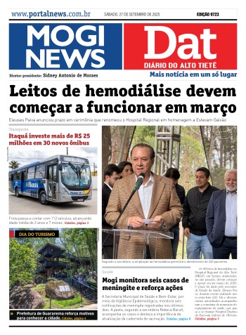 Edição Mogi News/DAT -  27 de setembro de 2025