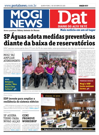 Edição Mogi News/DAT -  2 de outubro de 2025