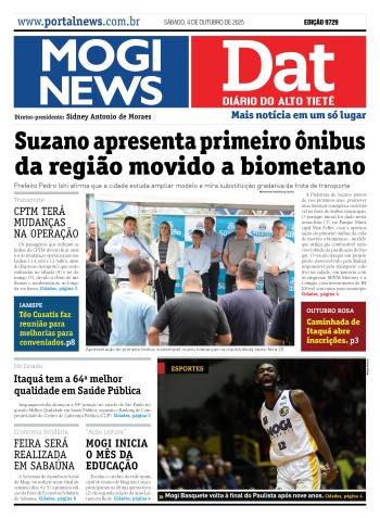 Edição Mogi News/DAT -  4 de outubro de 2025