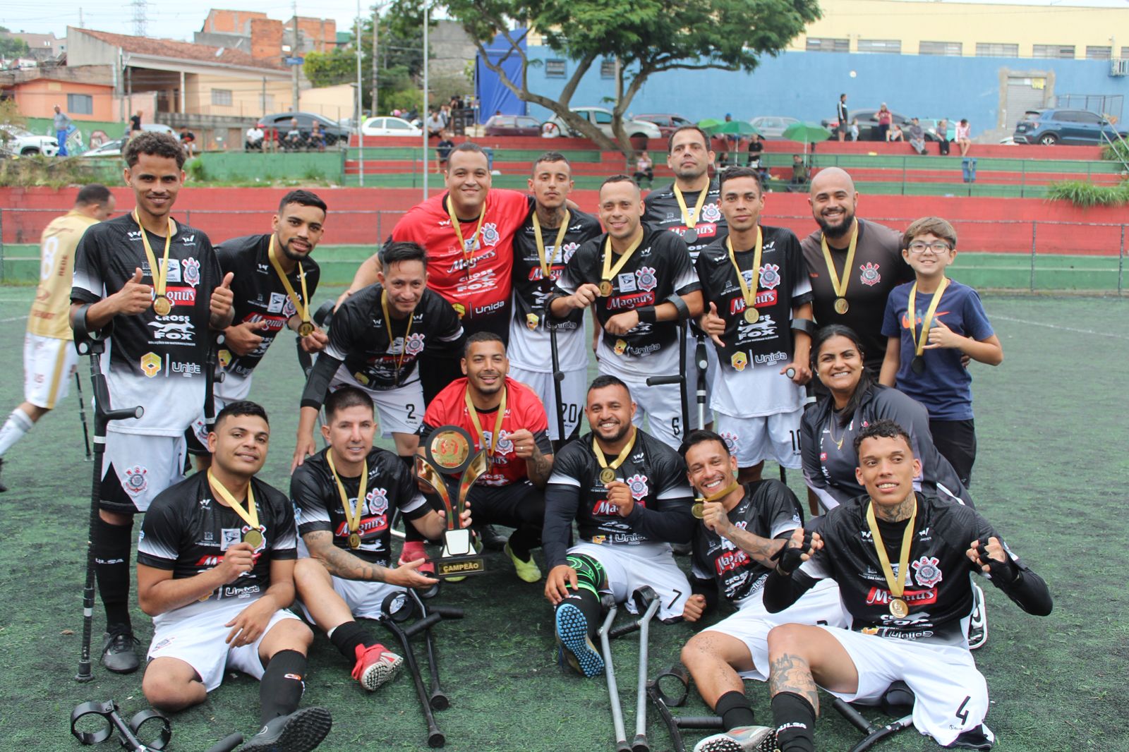 Corinthians Mogi conquista a Taça da Cidade de Futebol de Amputados em Mogi 