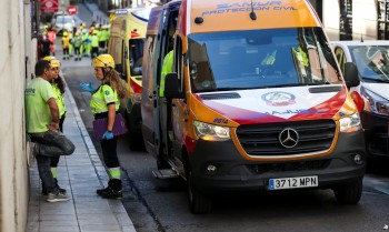 Prédio desaba parcialmente no centro de Madri; há ao menos 3 feridos
