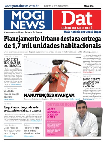Edição Mogi News/Dat 12 de outubro de 2025