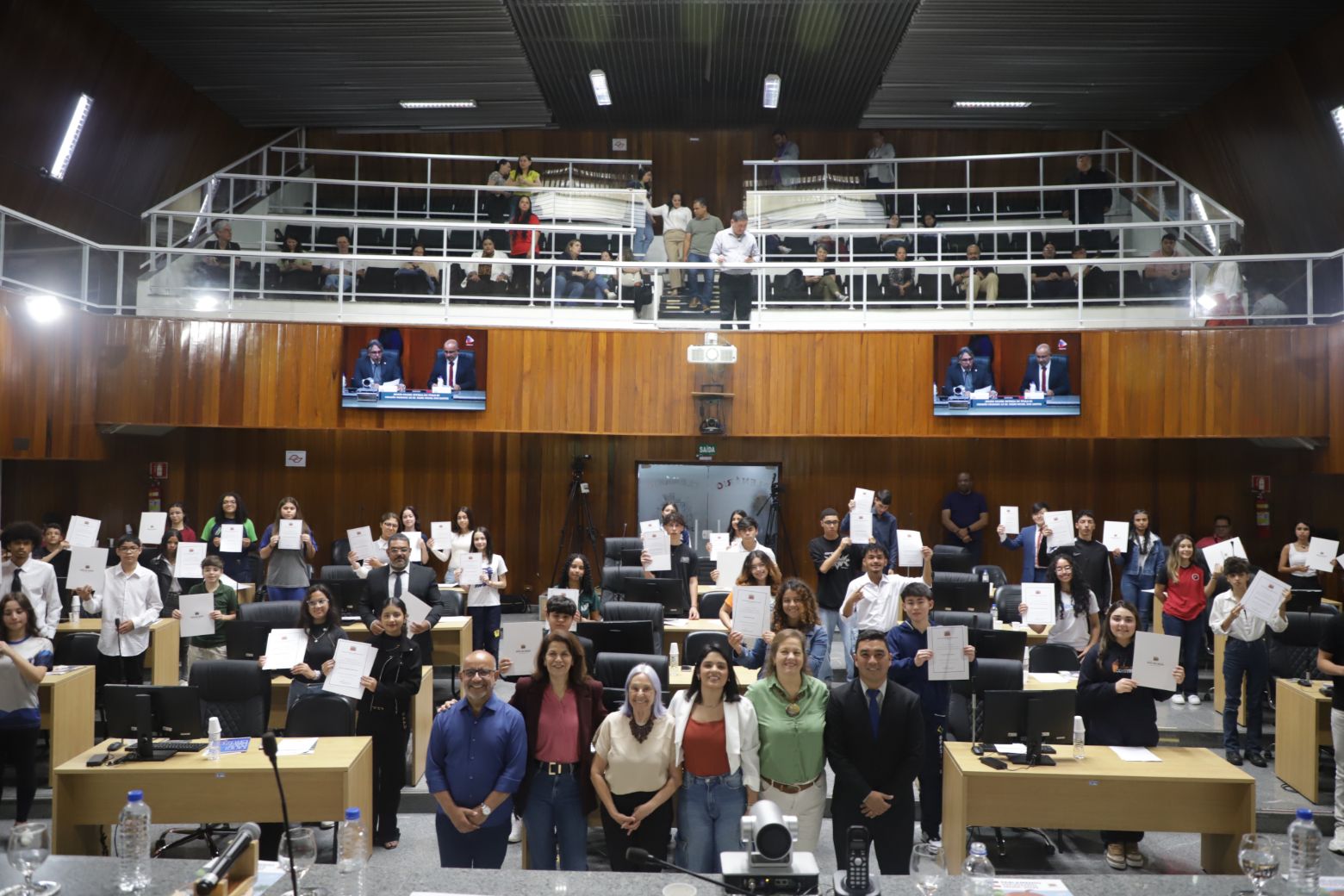 Câmara de Mogi realiza cerimônia de diplomação do Parlamento Estudantil 2025