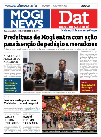 Edição Mogi News/Dat 14 de outubro de 2025