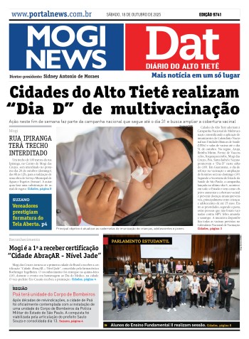 Edição Mogi News/Dat 18 de outubro de 2025