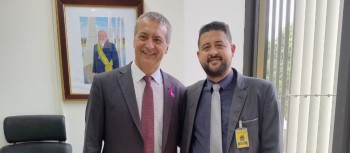 Vereador André Dourado é recebido no Ministério das Relações Institucionais