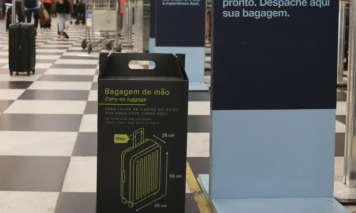 Senado aprova gratuidade para bagagem de mão em vôos 