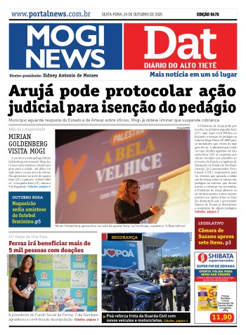 Edição Mogi News/Dat 24 de outubro de 2025