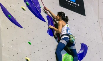 Marina Dias é ouro na etapa de Laval da Copa do Mundo de paraescalada
