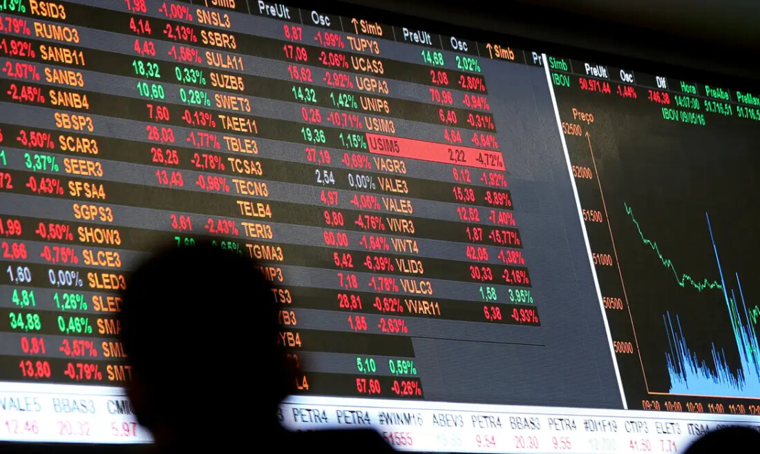 Bolsa volta a bater recorde e dólar cai para R$ 5,36