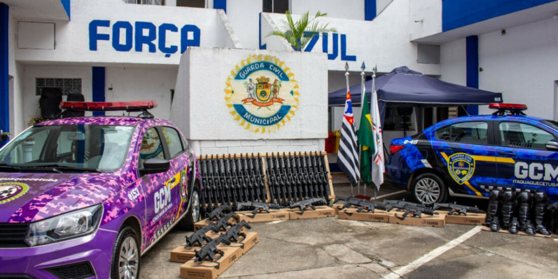 GCM recebe mais 60 armas e equipamentos