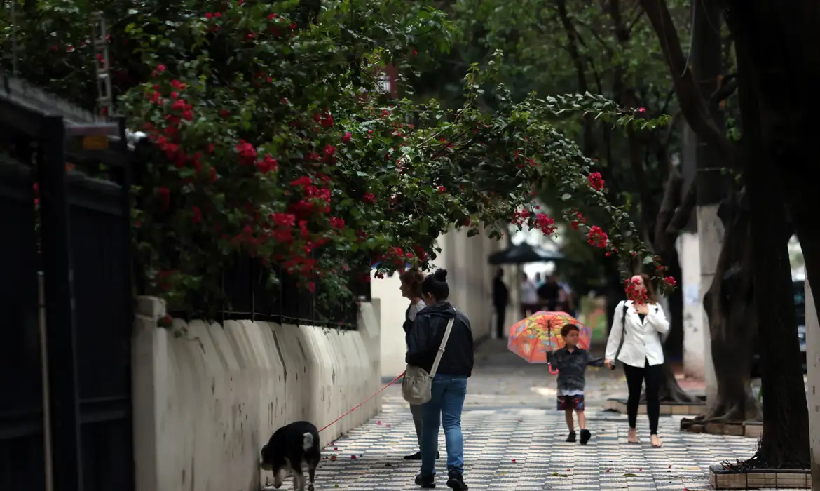 Sexta-feira tem céu encoberto e chuva na capital paulista