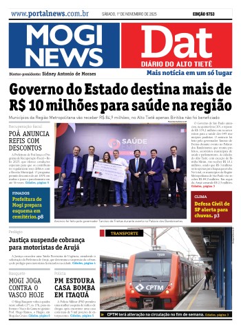 Edição Mogi News/Dat 1 de novembro de 2025
