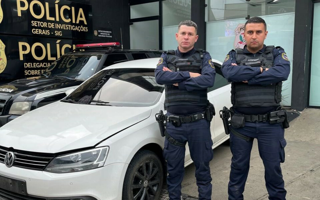 Smart Mogi flagra carro roubado; GCM detém dois e devolve veículo às vítimas