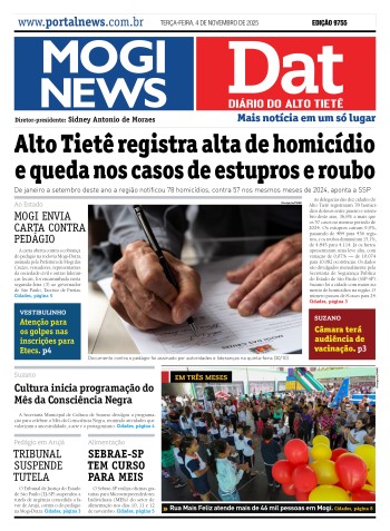Edição Mogi News/Dat 4 de novembro de 2025