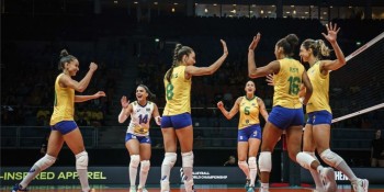 Brasil vai às quartas após virar contra Bélgica no Mundial de Vôlei