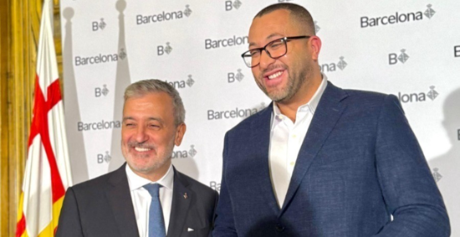 Saulo Souza se encontra com o prefeito de Barcelona e fortalece parcerias internacionais
