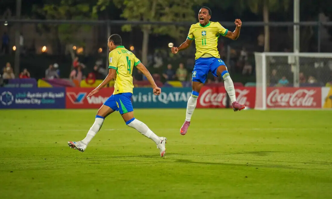 Brasil goleia Indonésia e avança à fase mata-mata do Mundial Sub-17
