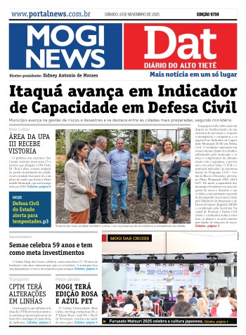 Edição Mogi News/Dat 8 de novembro de 2025