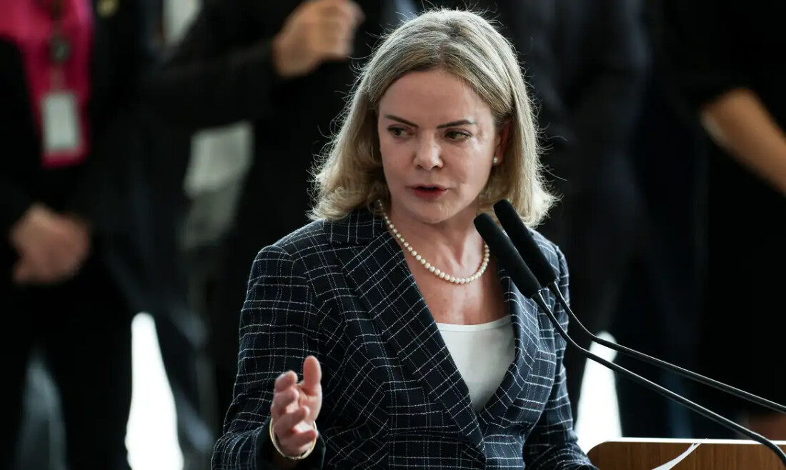 Derrite como relator do PL Antifacção contamina debate, diz Gleisi   