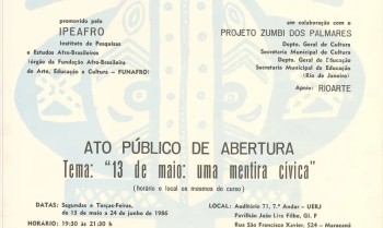 Cartazes históricos do movimento negro serão digitalizados e expostos