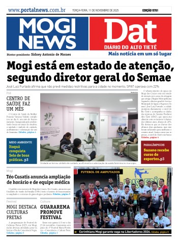 Edição Mogi News/Dat 11 de novembro de 2025